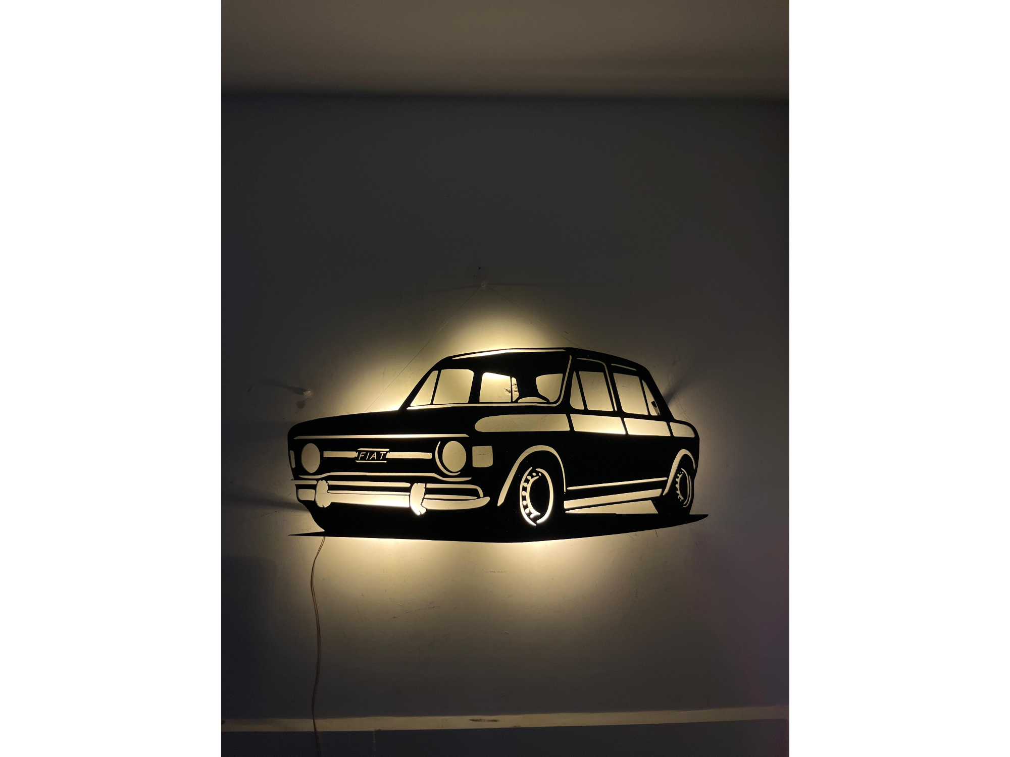 CARTEL RETROILUMINADO FIAT 128
