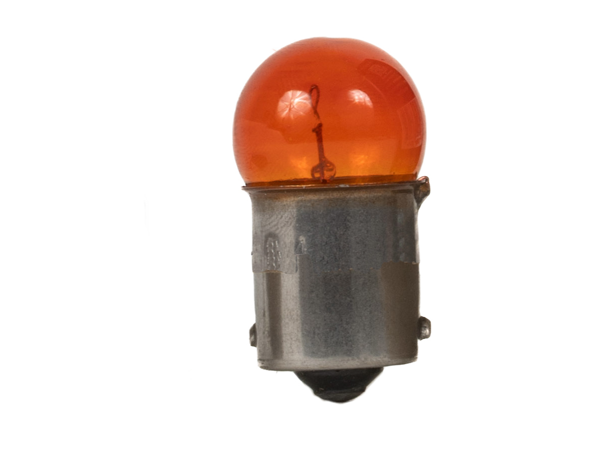 LÁMPARA HALÓGENA DE 1 POLO MINI AMBAR 10W 12V PATA PAREJA