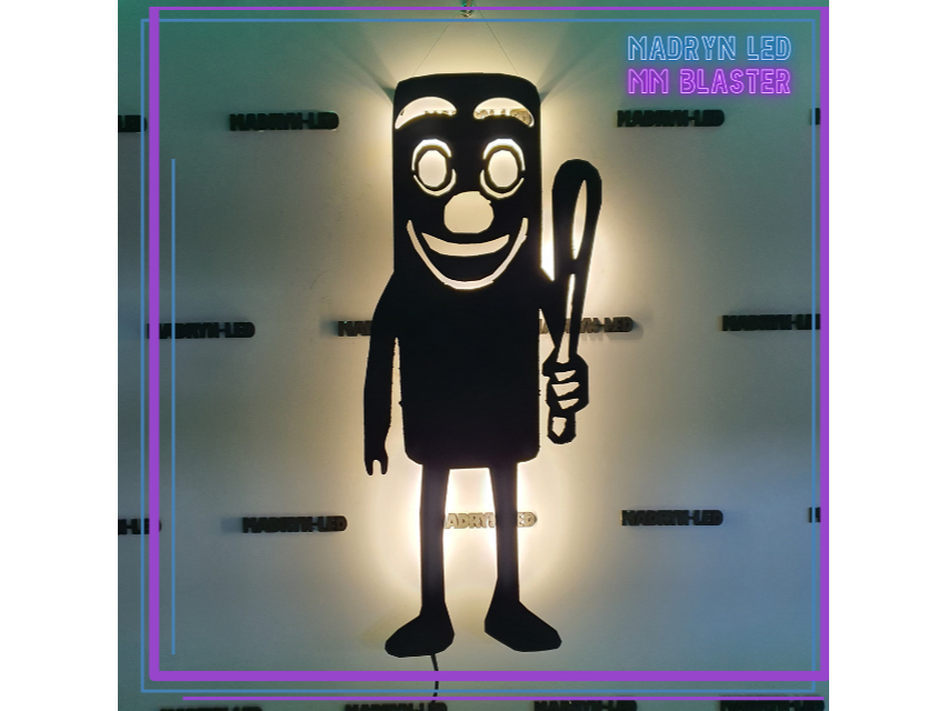 CARTEL RETROILUMINADO TUNG TUNG TUNG SAHUR