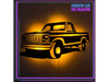 CARTEL RETROILUMINADO FORD F-100
