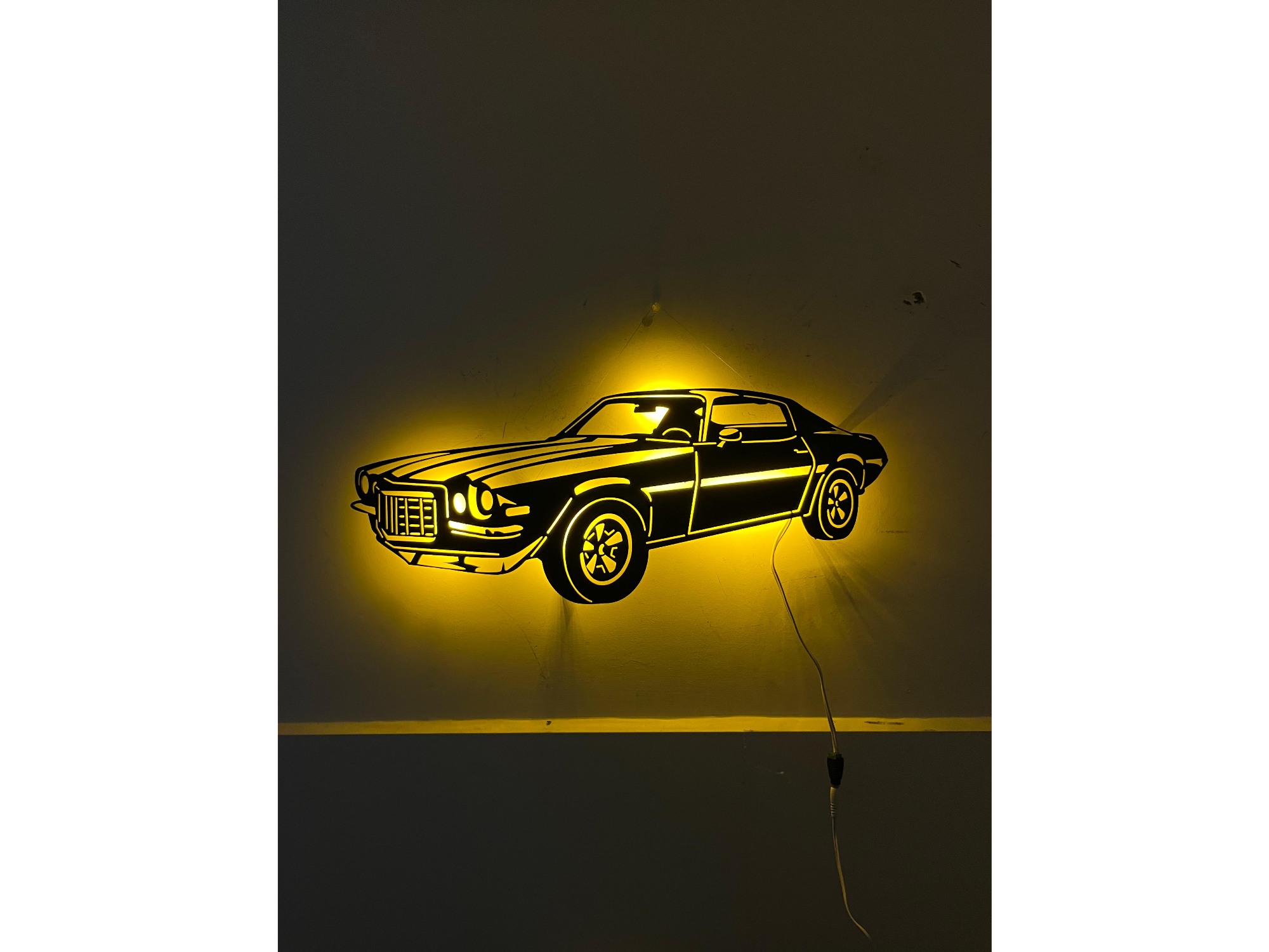 CARTEL RETROILUMINADO CAMARO