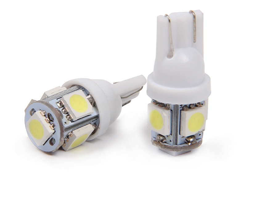 LAMPARA LED T10  5 SMD 12V (VARIEDAD COLORES)