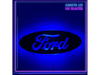 CARTEL RETROILUMINADO LOGO FORD