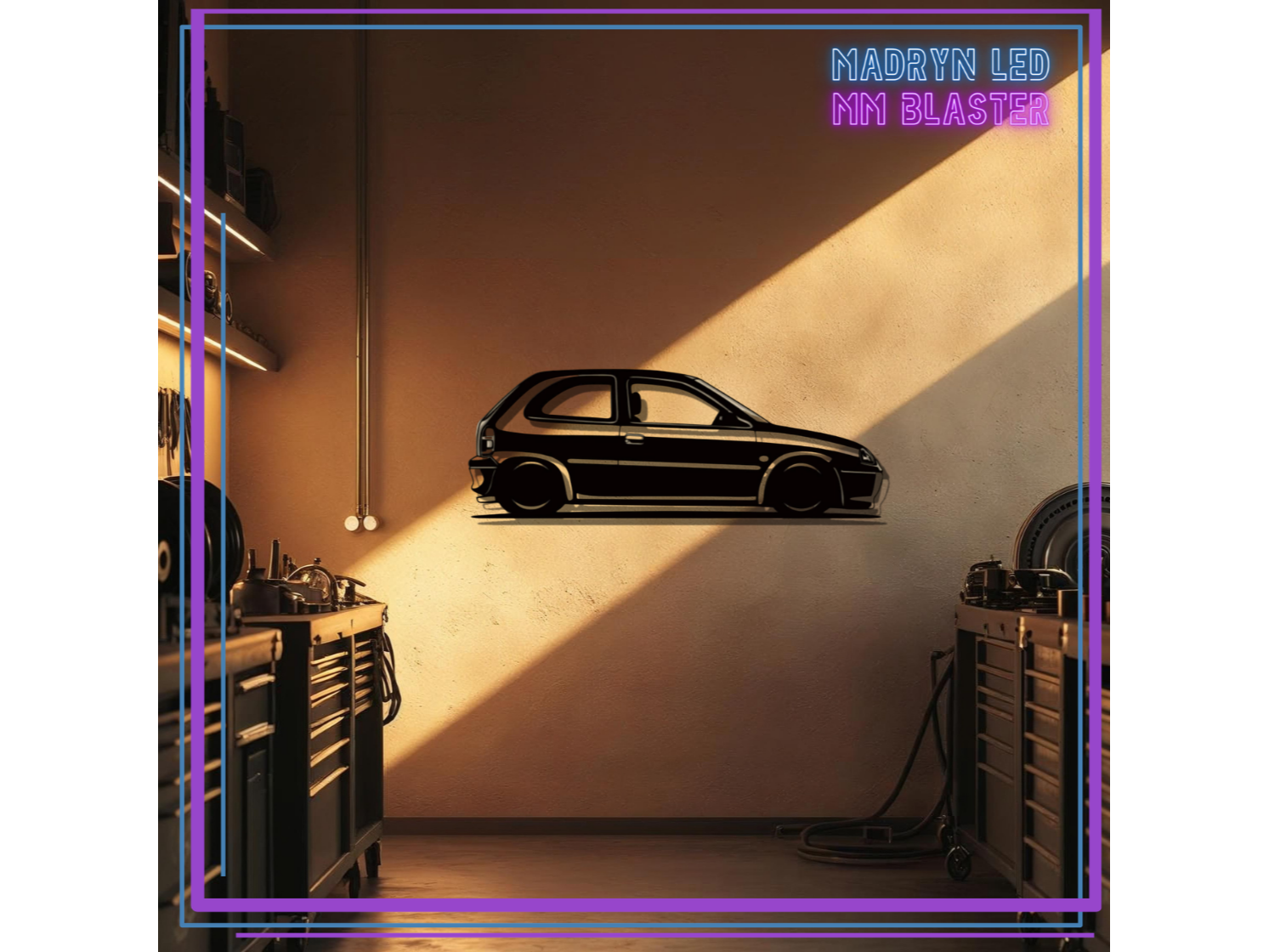 CARTEL RETROILUMINADO PEUGEOT 206