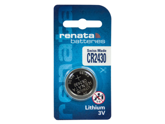 PILA CR 2430 RENATA (UNIDAD)