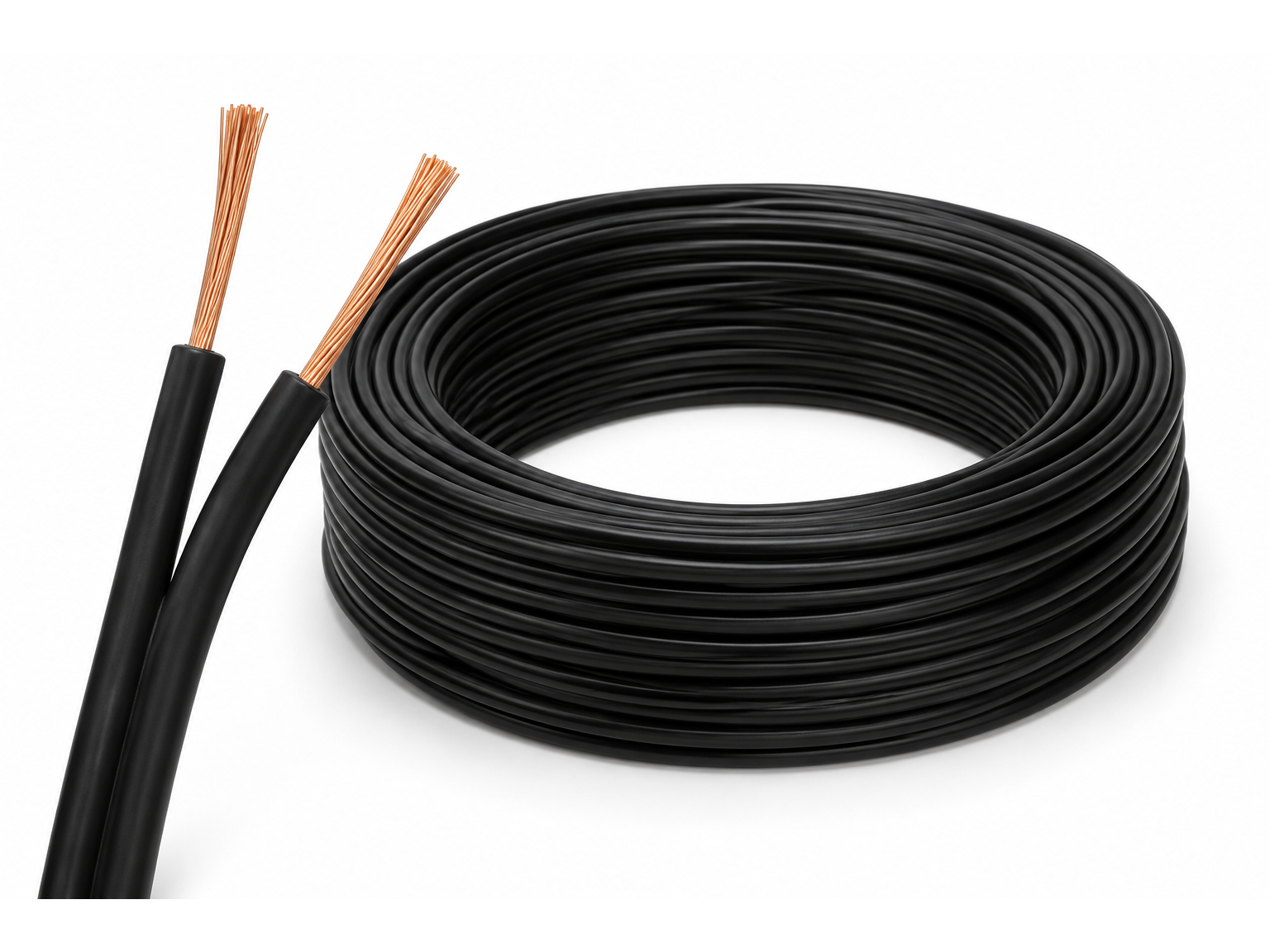 CABLE BIPOLAR NEGRO 2X1mm