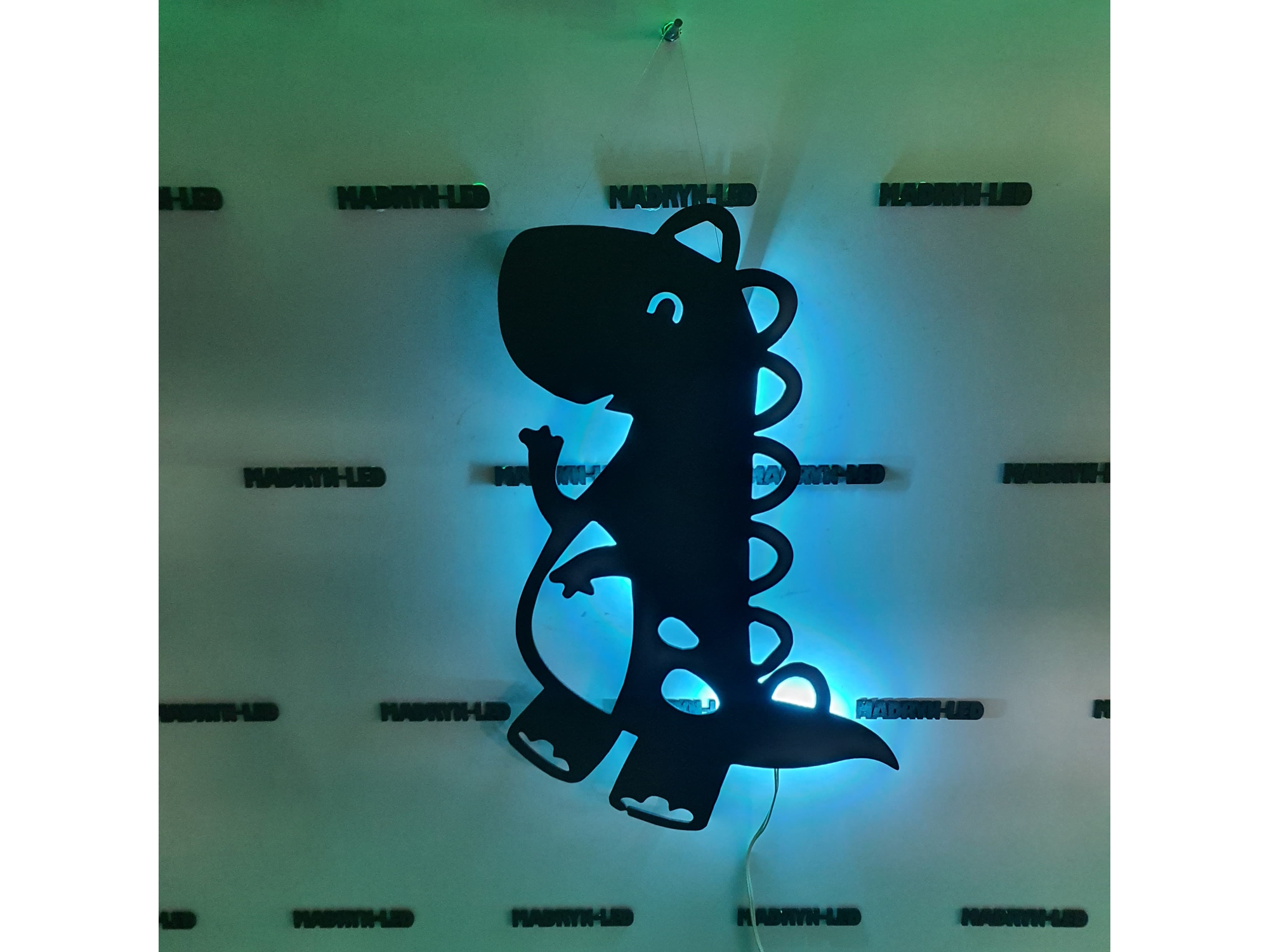 CARTEL RETROILUMINADO DINOSAURIO ANIMADO