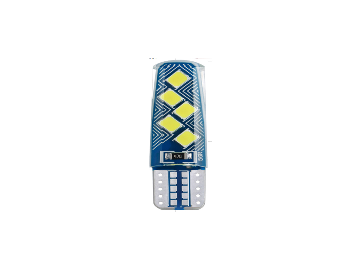 LAMPARA LED T10  SILICONADA CANBUS 12V (VARIEDAD COLORES)