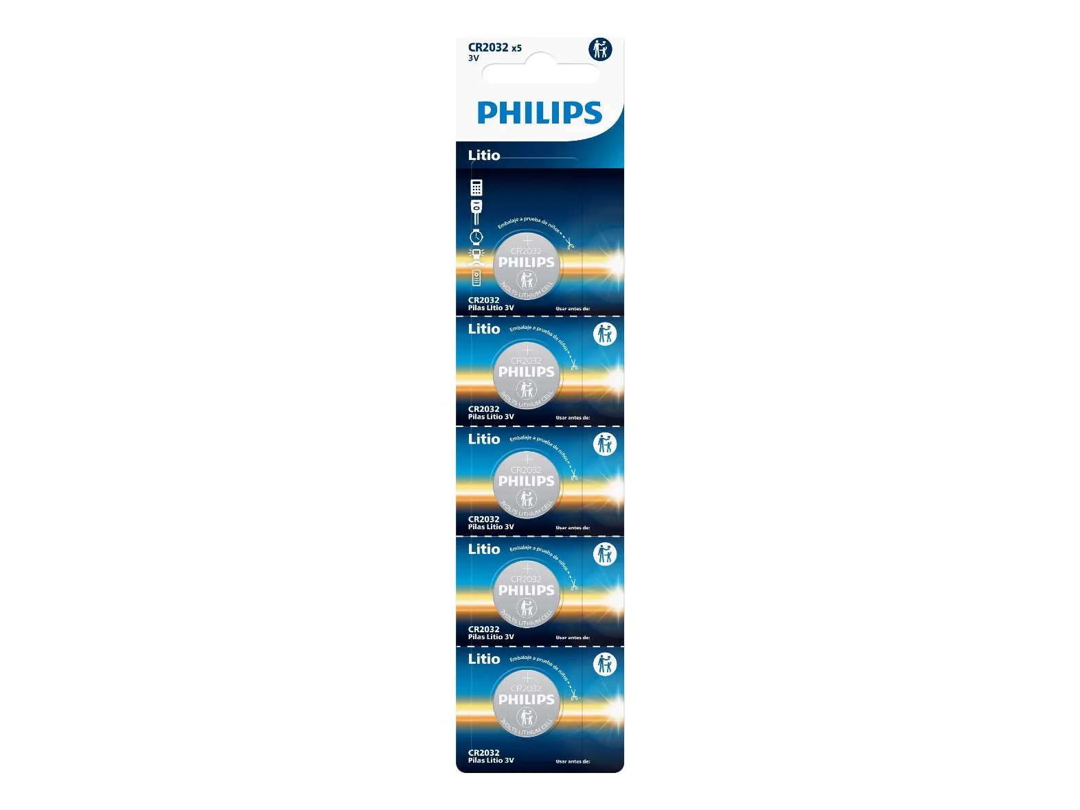 PILA CR 2032 PHILIPS (UNIDAD)