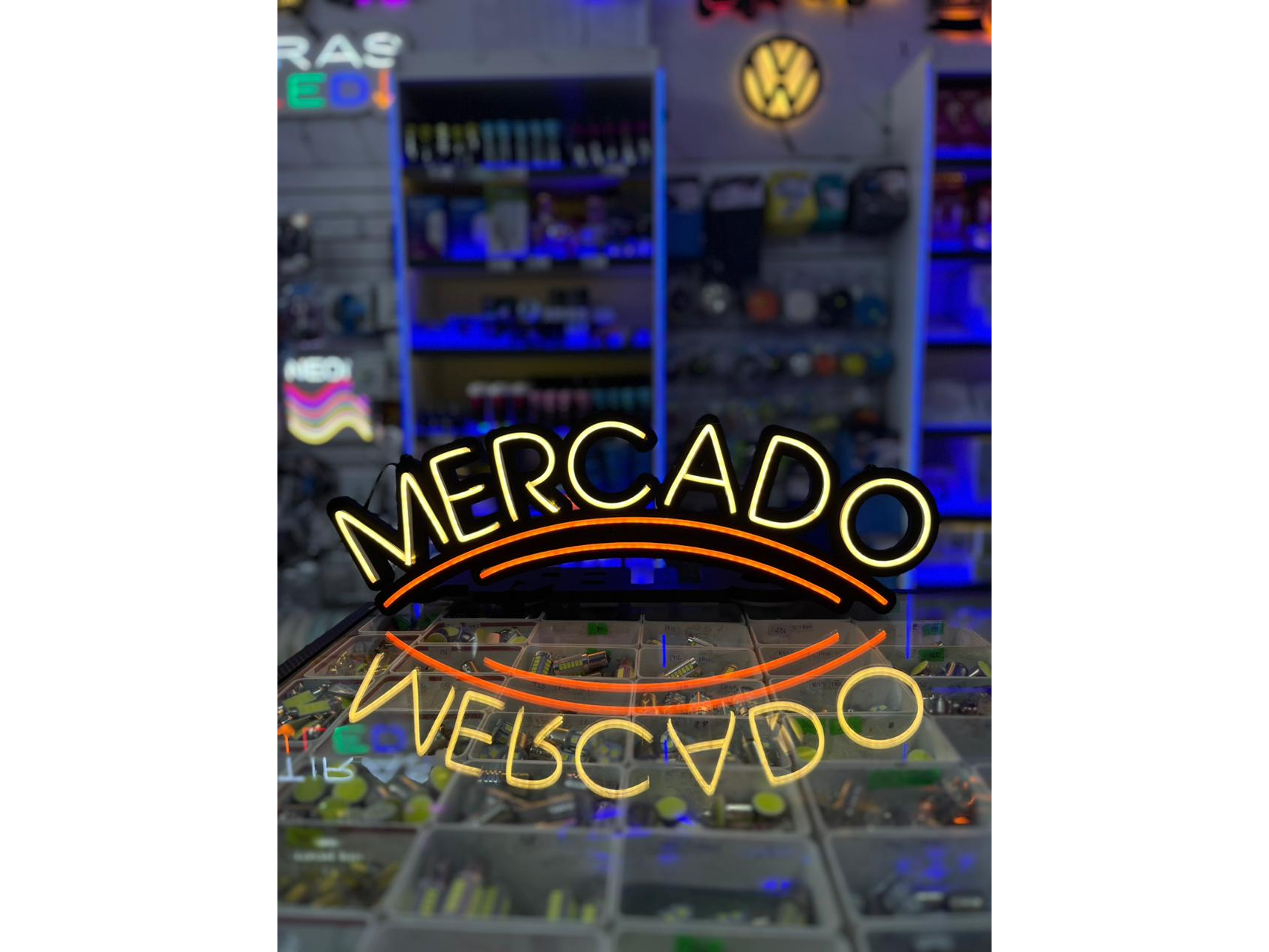CARTEL NEON - MERCADO de MMBLASTER & MADRYN LED