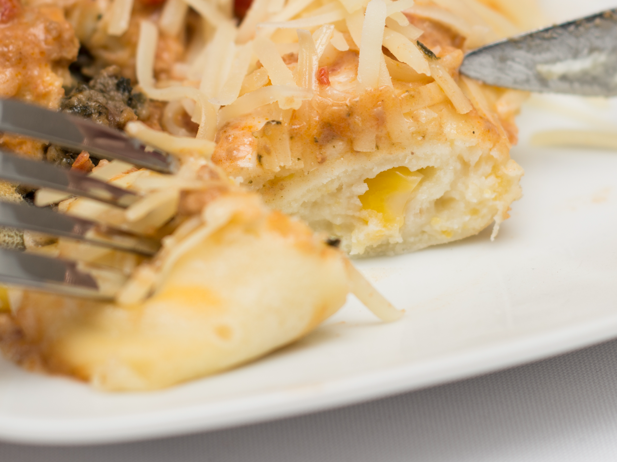 Canelones de Choclo. porción de 3 unidades