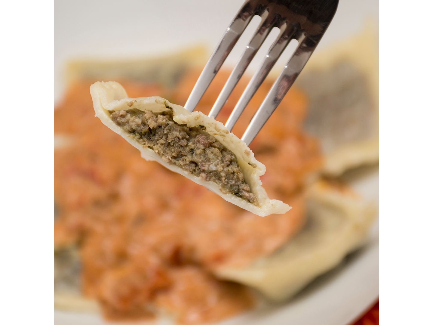 Ravioles de Carne y Espinaca