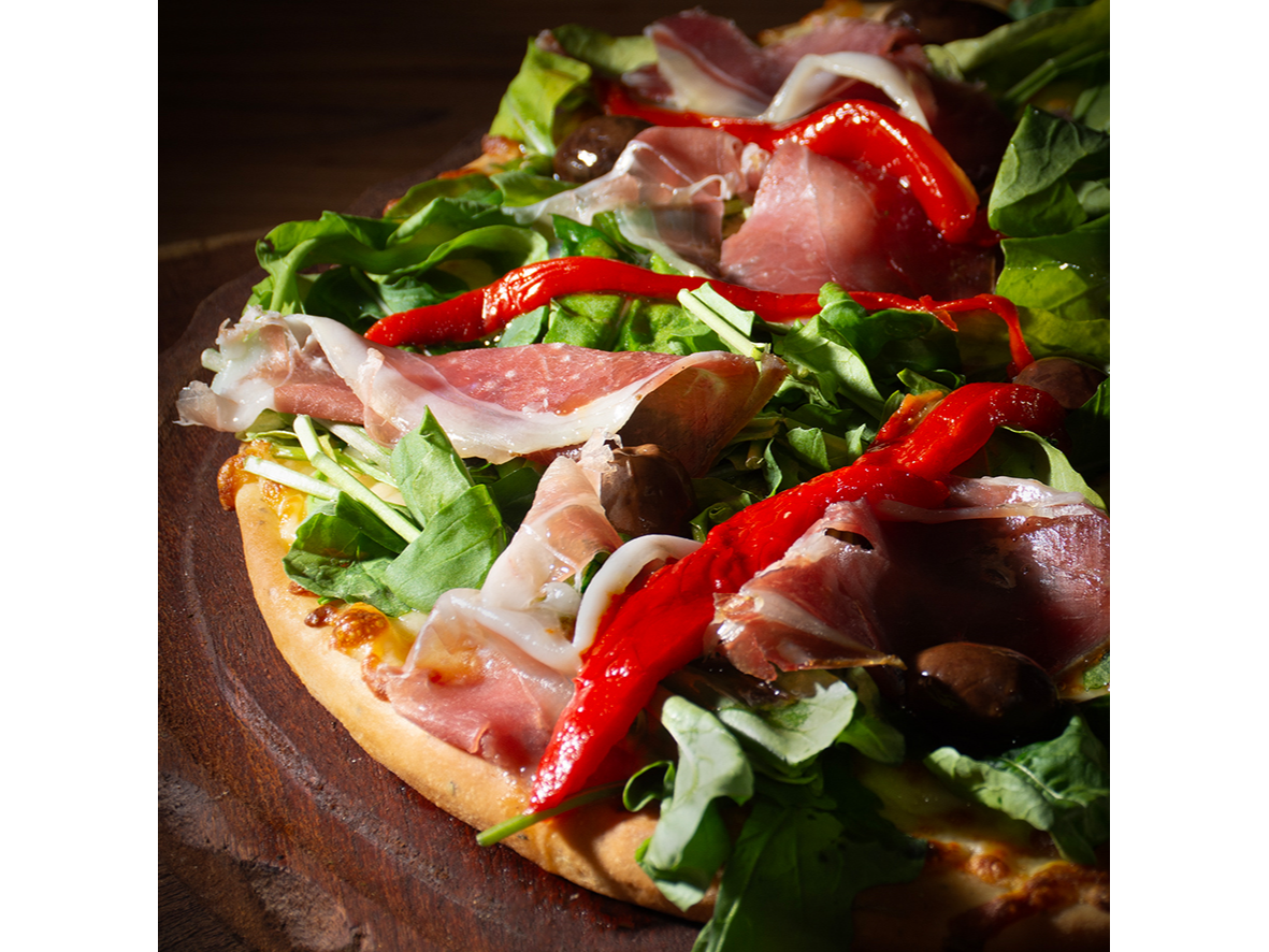 Rúcula y Jamón Crudo