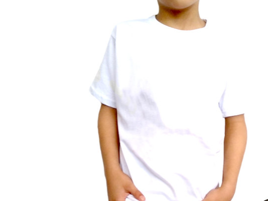 REMERA SPUM BLANCA TALLE NIÑO