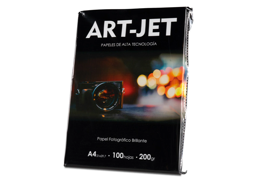 Papel fotográfico brillante 200gr X 100 HOJAS