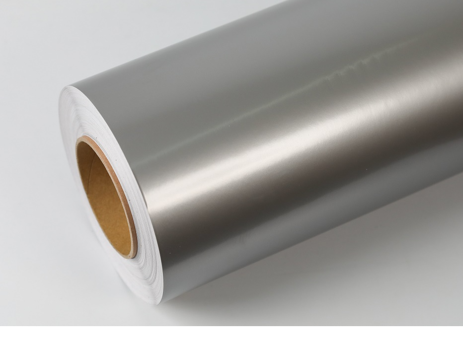 6076 Vinilo Mccal X 61 Cm Gris Plata X Metro