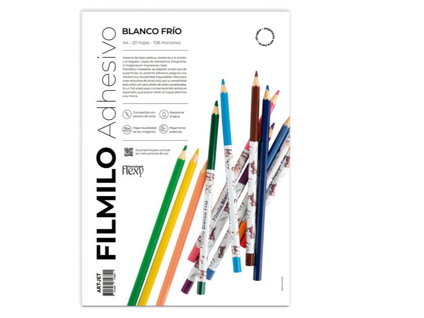 FILMILO Blanco Frio A4 X 20 HOJAS