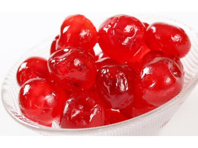 Cerezas rojas en almibar
