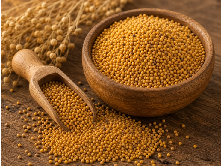 mostaza en grano