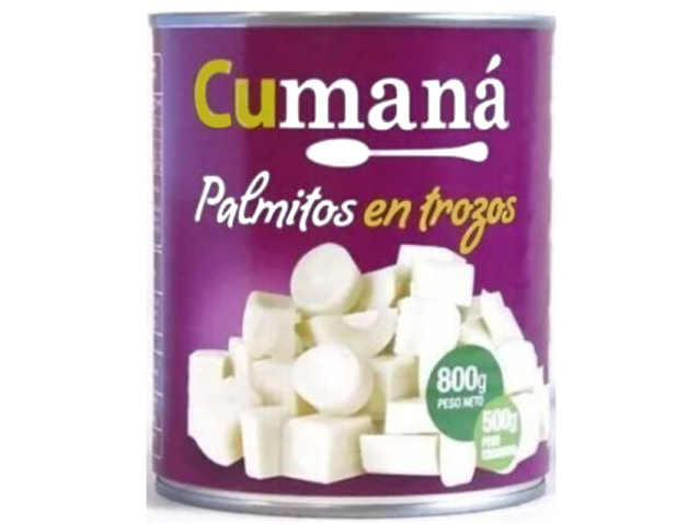 palmitos cumana en trozos