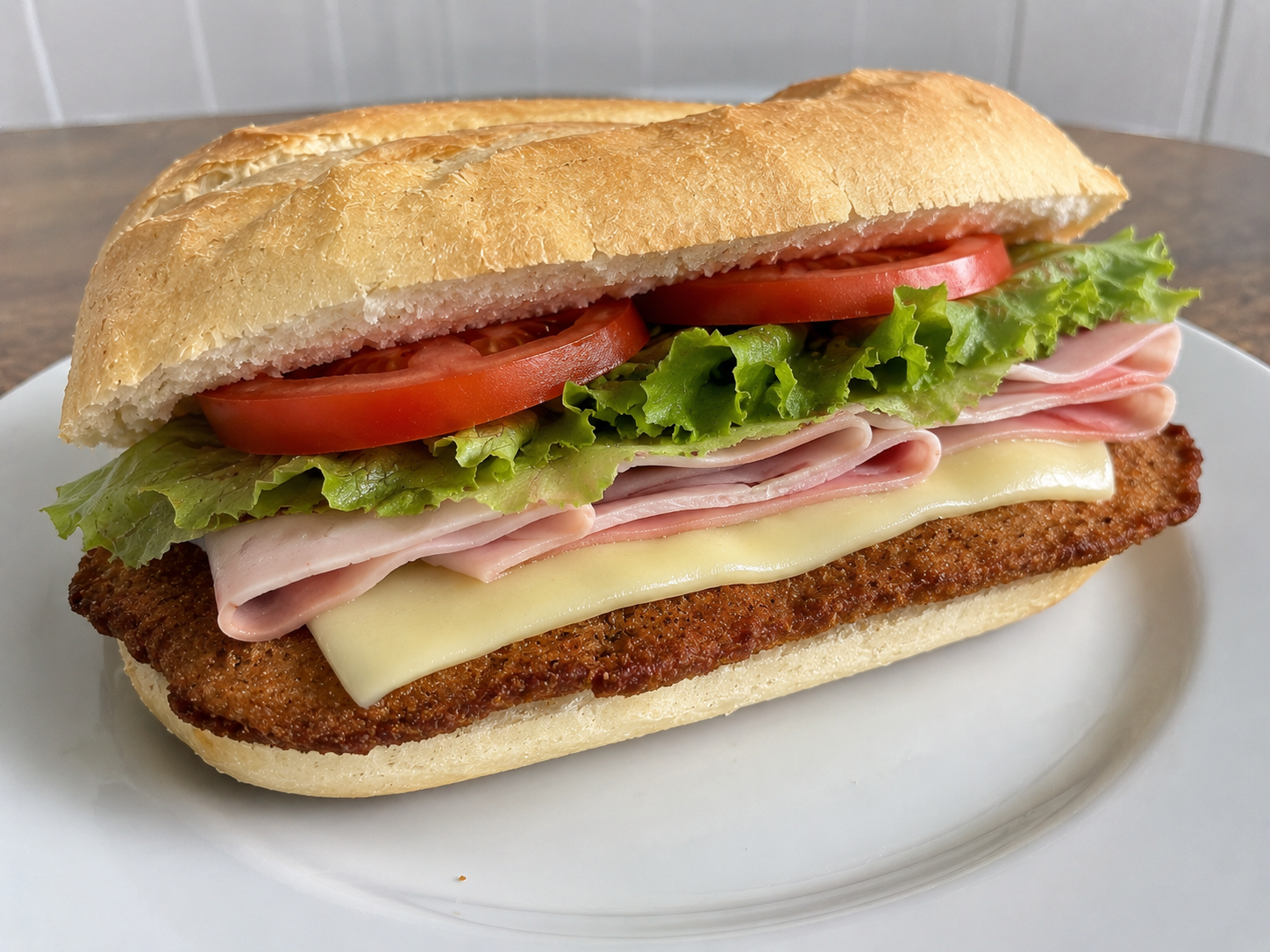 Milanesa de Carne completo