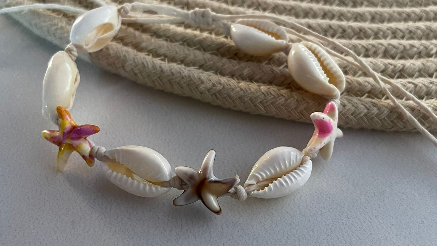 TOBILLAS/ PULSERAS DE CARACOLES