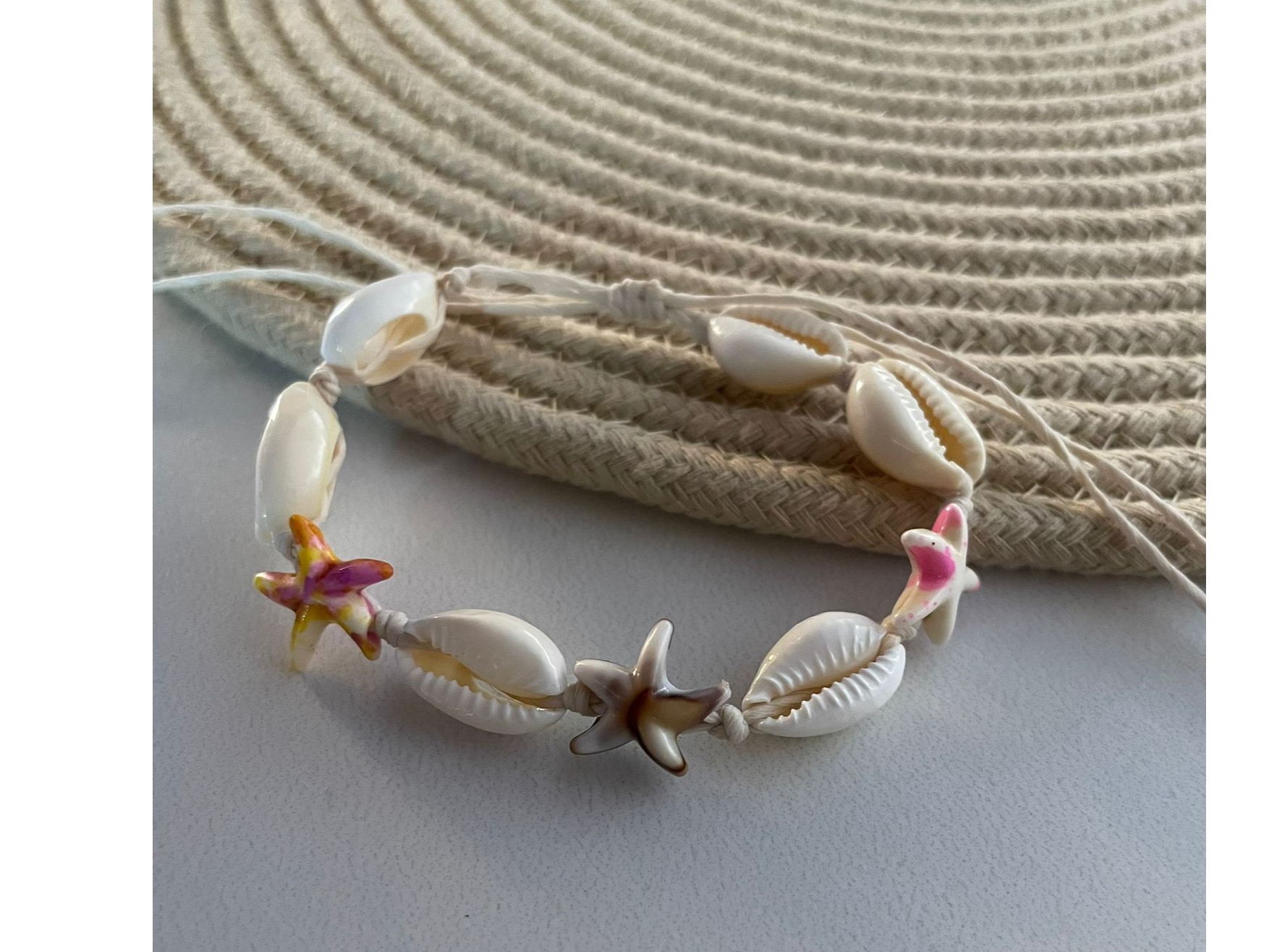 Pulsera/tobilleras de caracoles