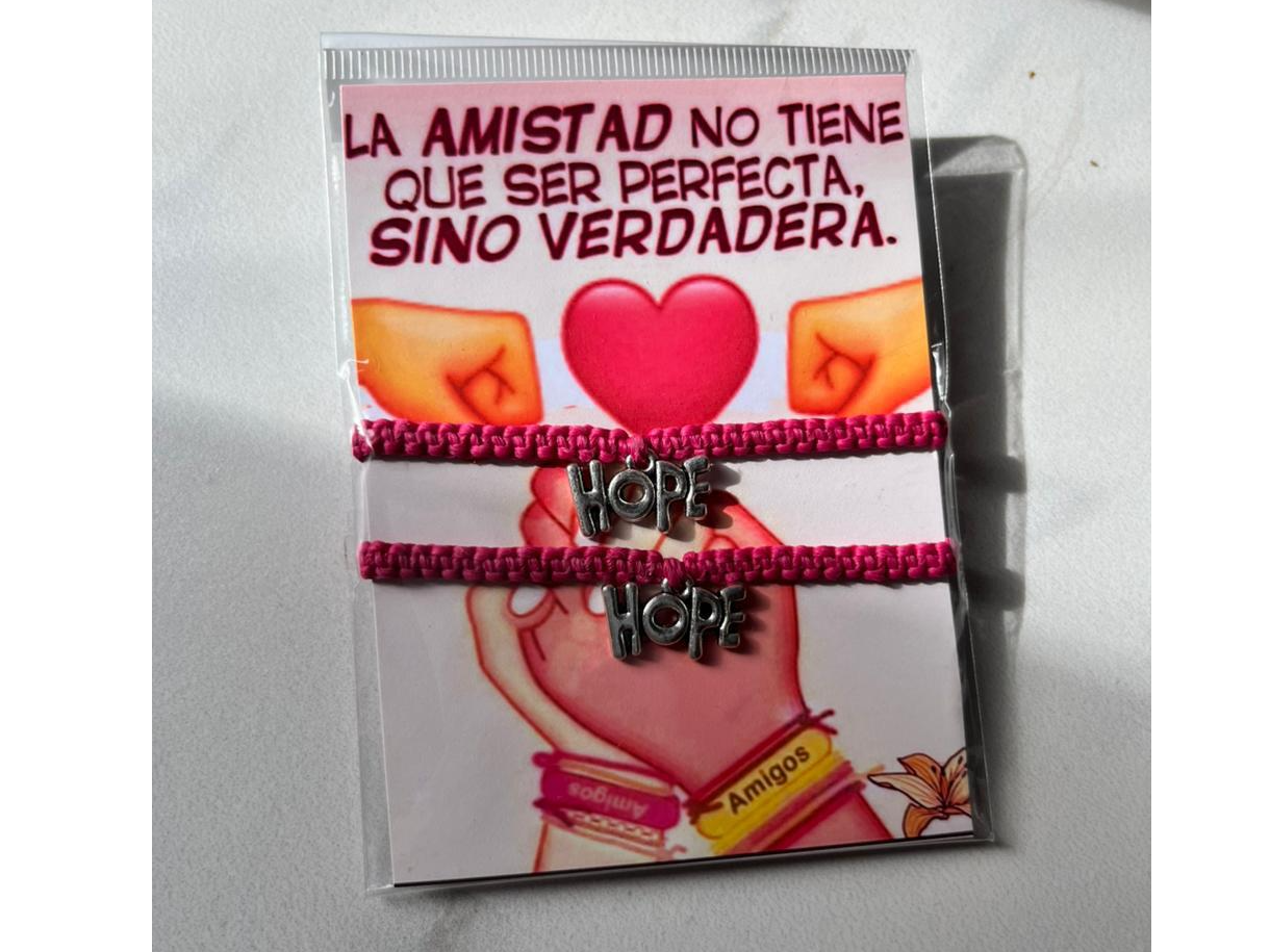 Pulseras para compartir