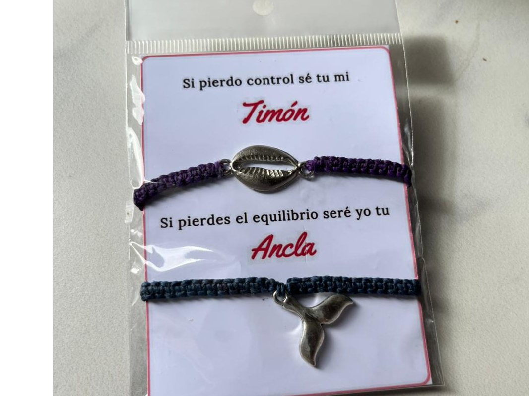 Pulseras para compartir