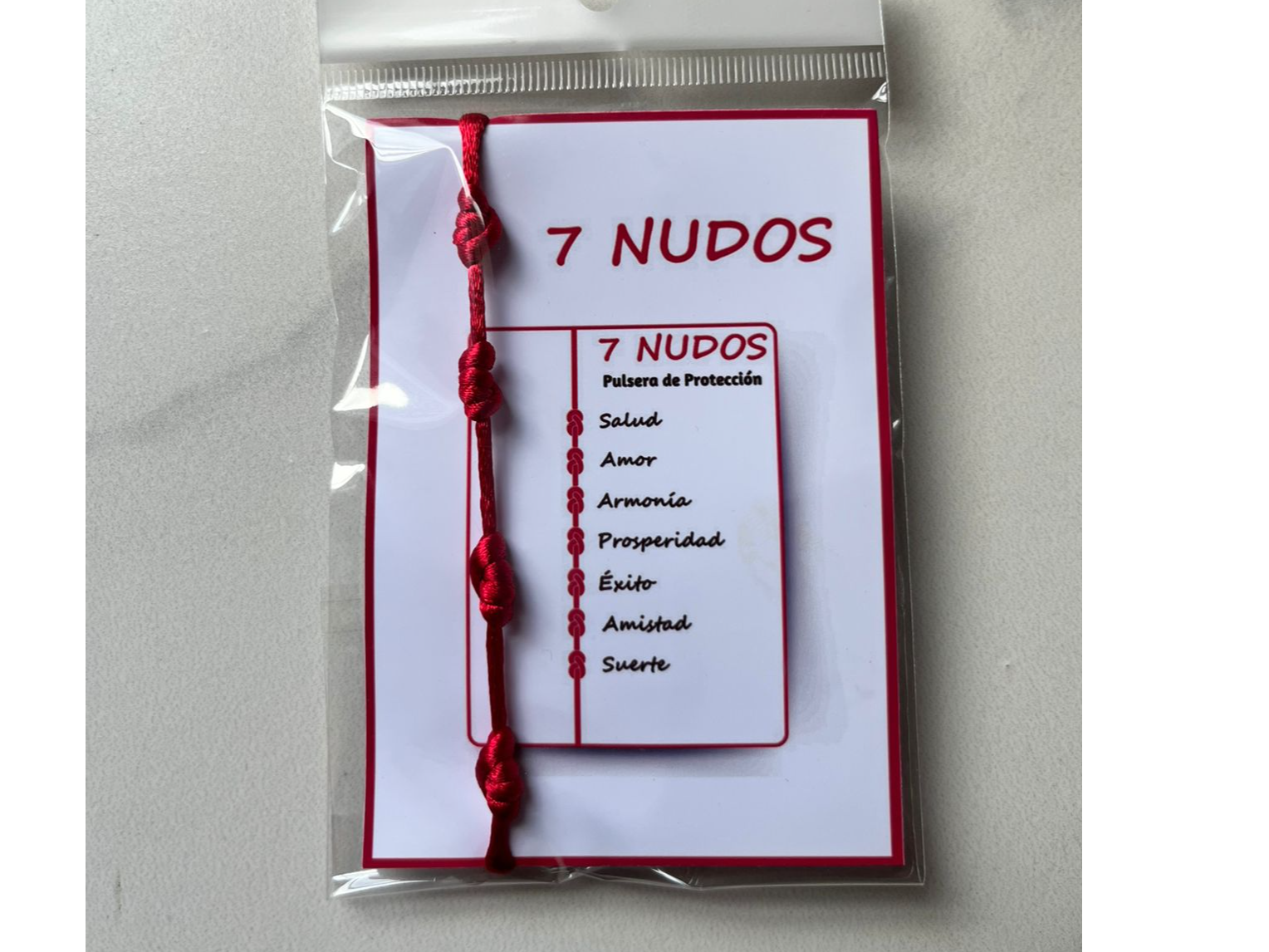 Pulsera 7 nudos