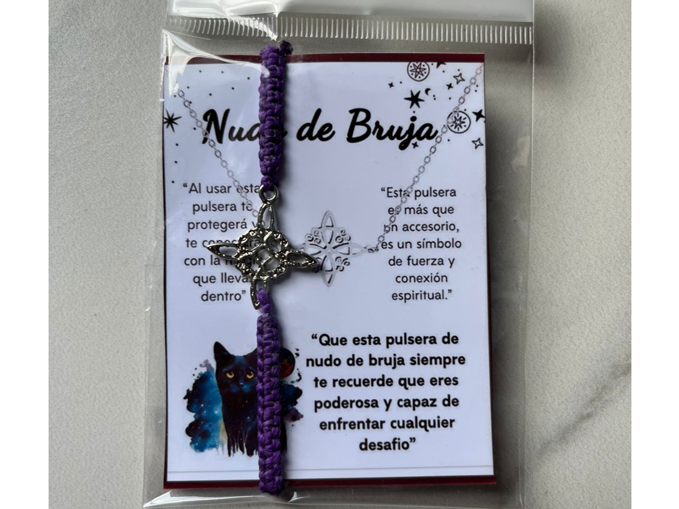 Pulsera nudo de bruja