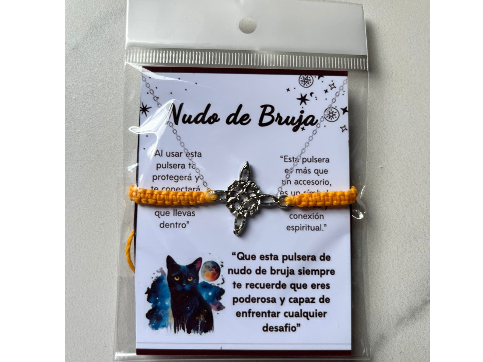 Pulsera nudo de bruja