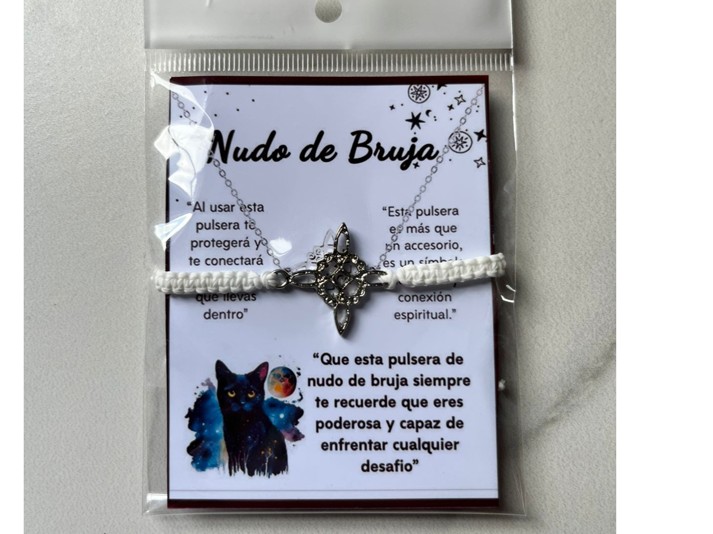 Pulsera nudo de bruja