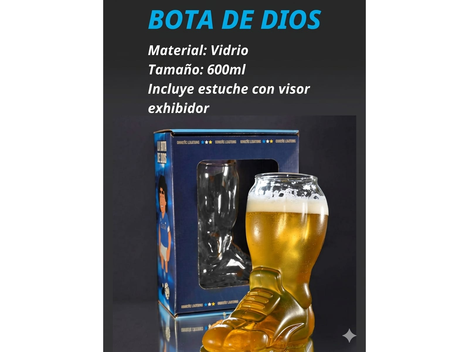 BOTA DE DIOS- LA DEL DIEGOx 600 ML VIDRIO CON ESTUCHE