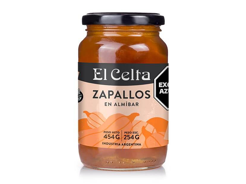 Zapallos en almibar x 454 grs El Celta