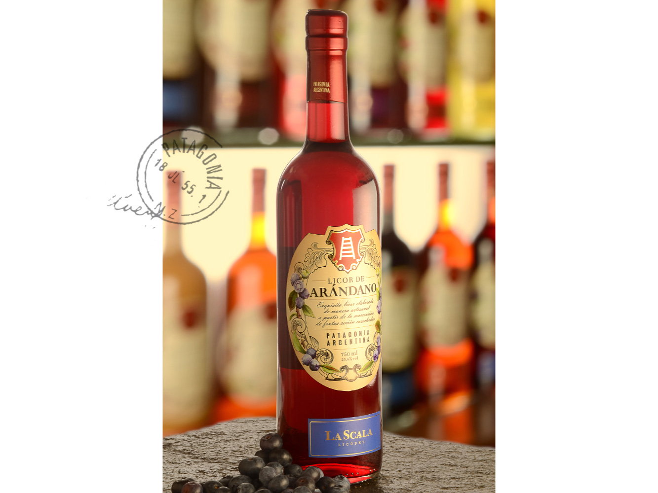 Licor de arándanos x 750 ml La Scala