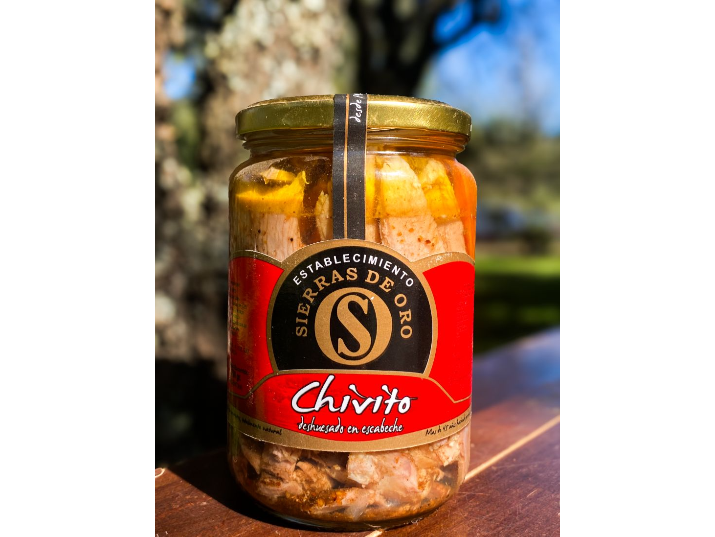 Escabeche de chivito x 700 grs Sierras de Oro