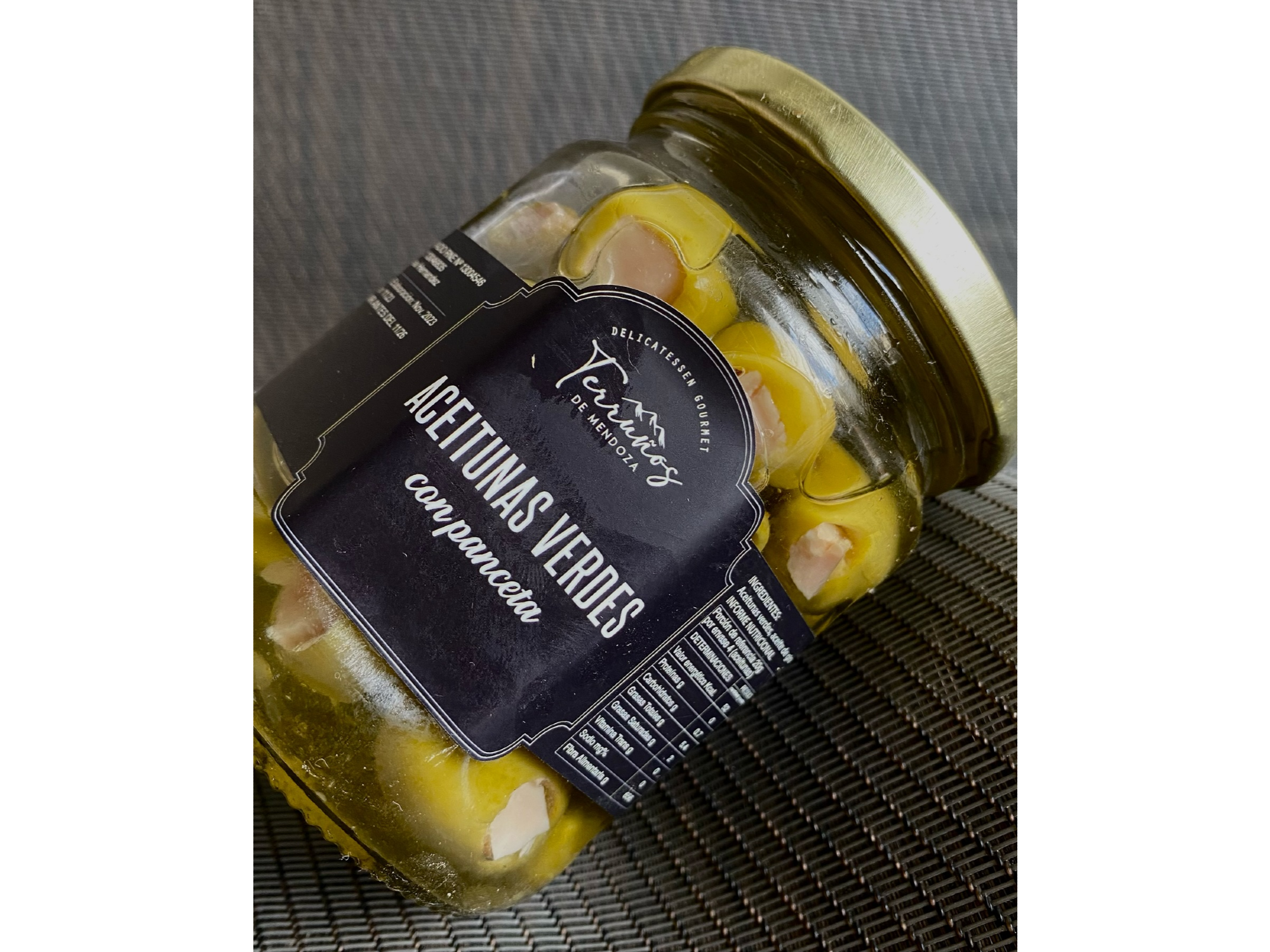 Aceitunas rellenas con panceta Terruños x 220 grs