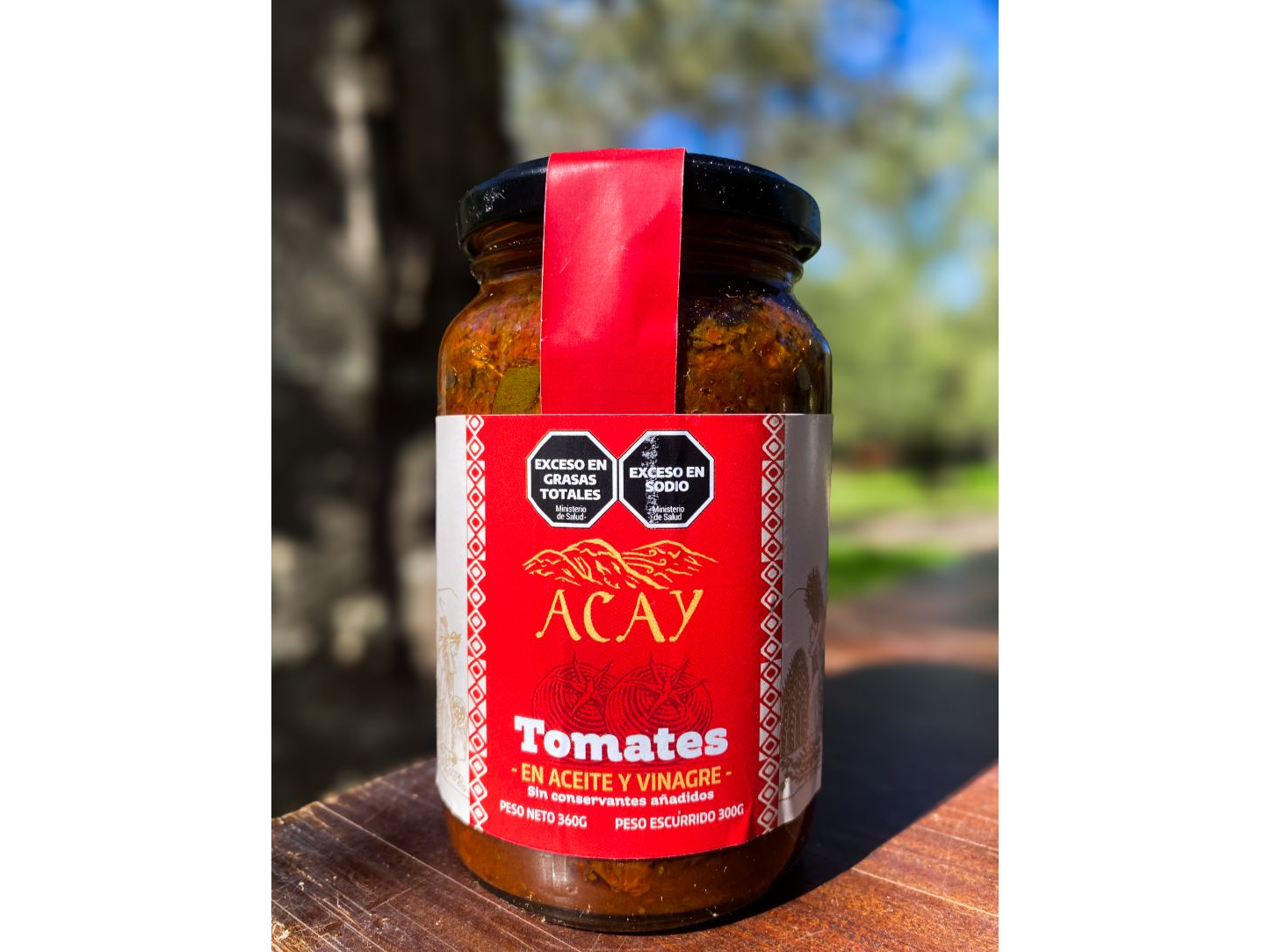 Tomates en aceite y vinagre x 360 grs Acay