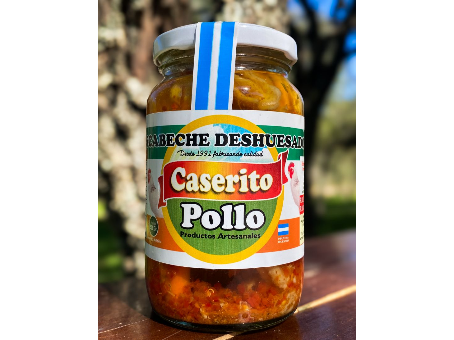 Escabeche de pollo x 360 grs Caserito