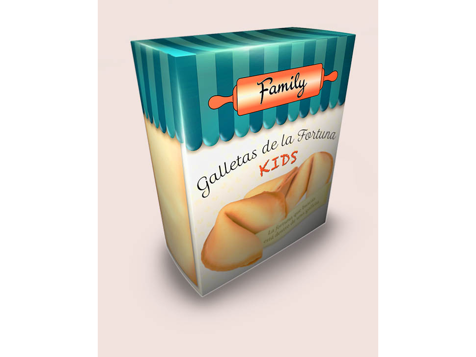 Galletita de la fortuna estuche x 12 unidades kids Family