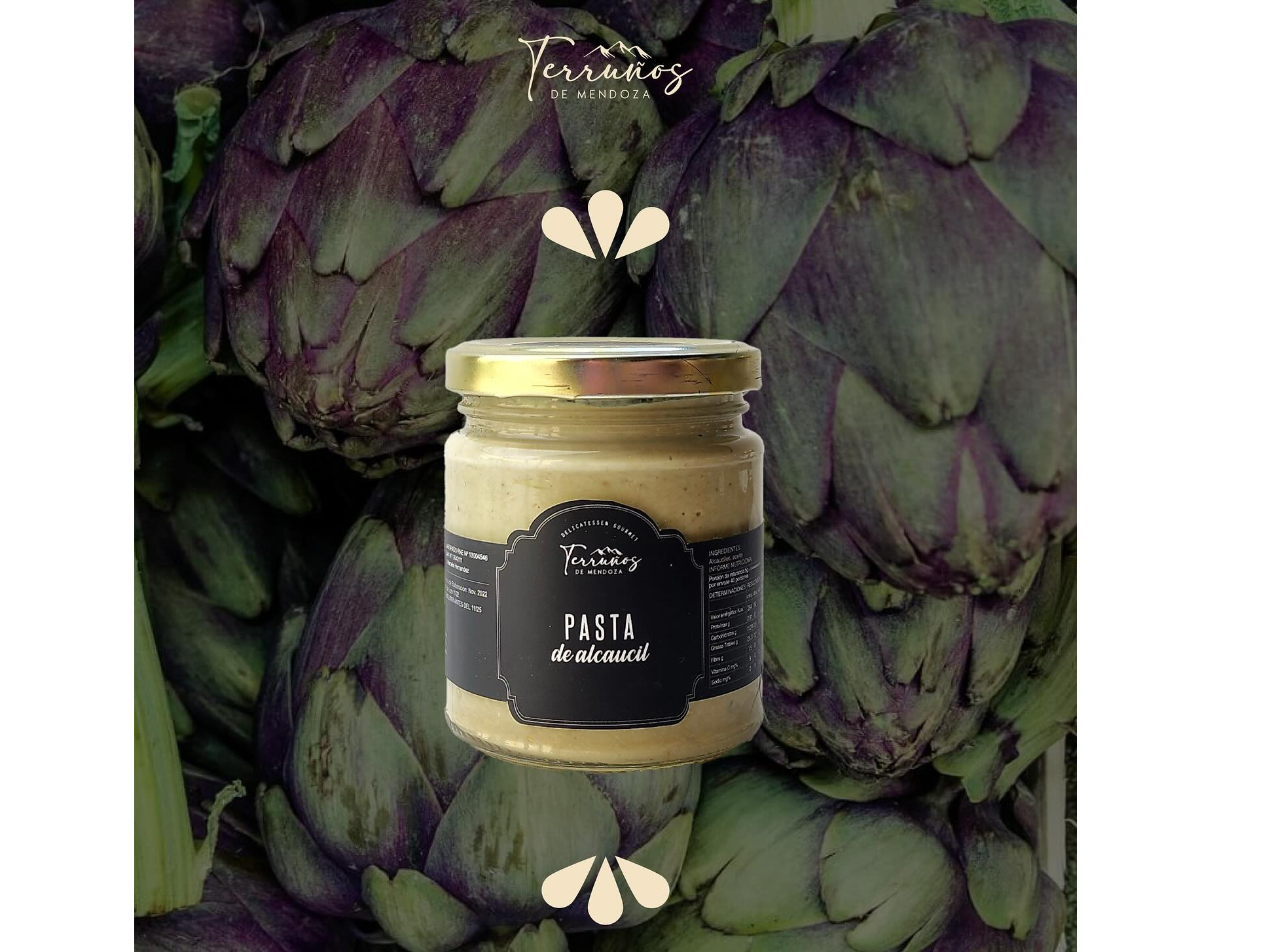 Pasta de alcahucil x 190 grs Terruños