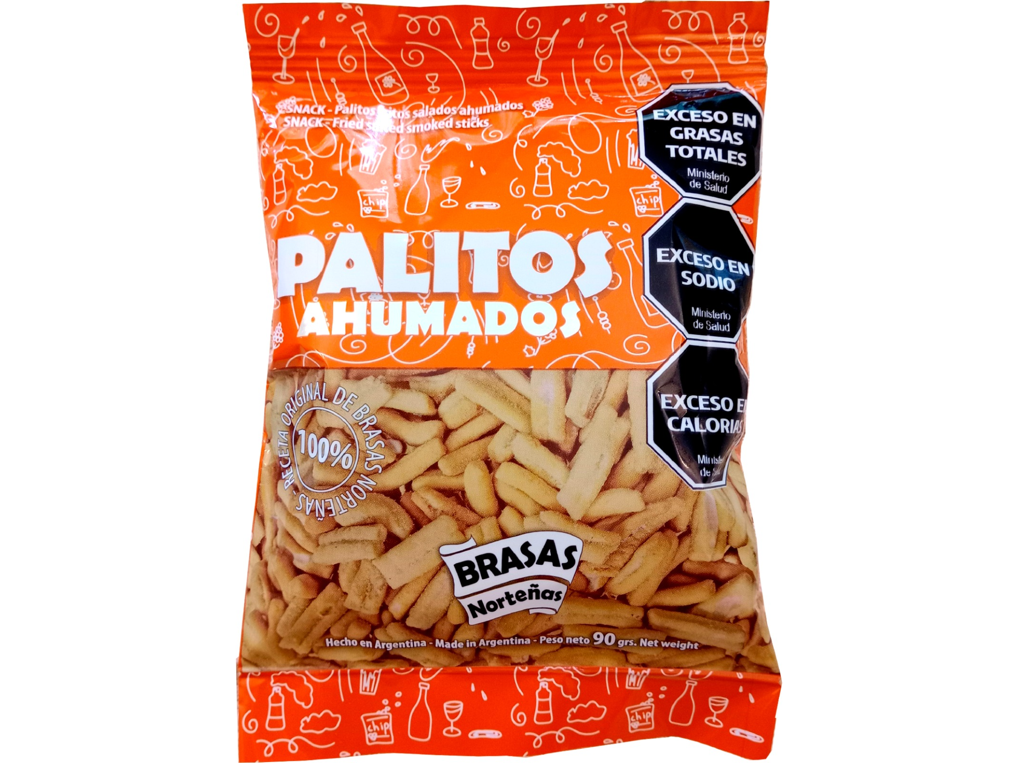 Palitos ahumados x 90 grs Brasas Norteñas