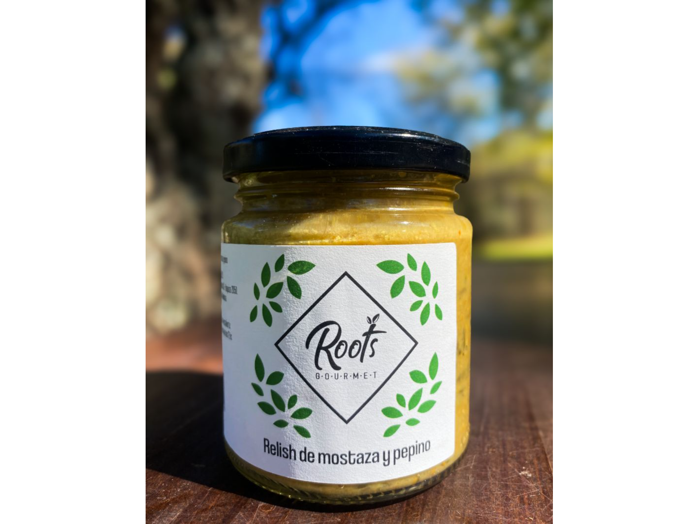 Relish de mostaza y pepino x 170 grs Roots