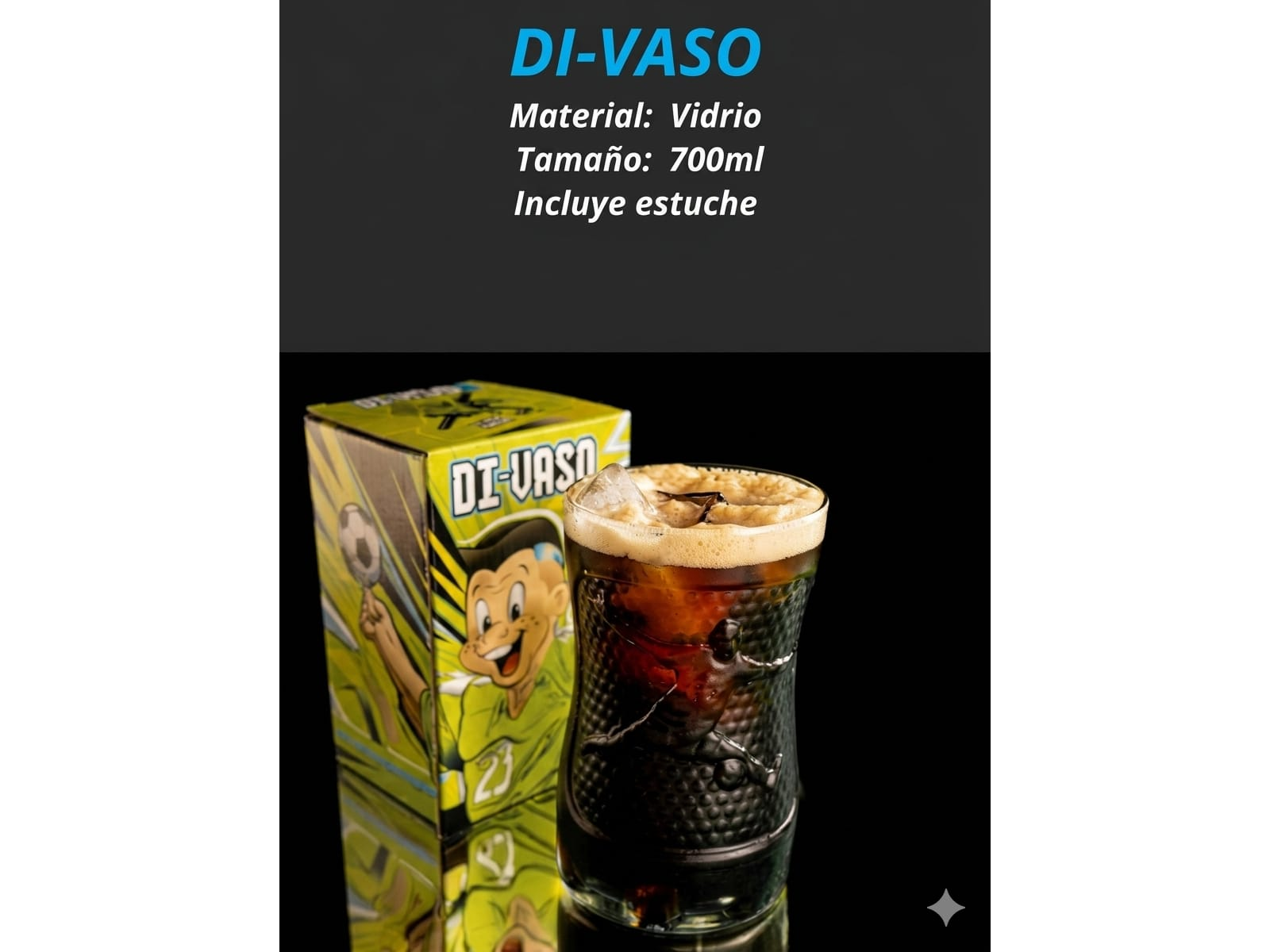 DI-VASO  DIBU 700 ML VIDRIO CON ESTUCHE
