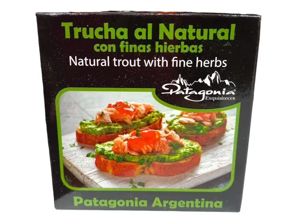 Trucha al natural lata x 90 grs Patagonia Exquisiteces