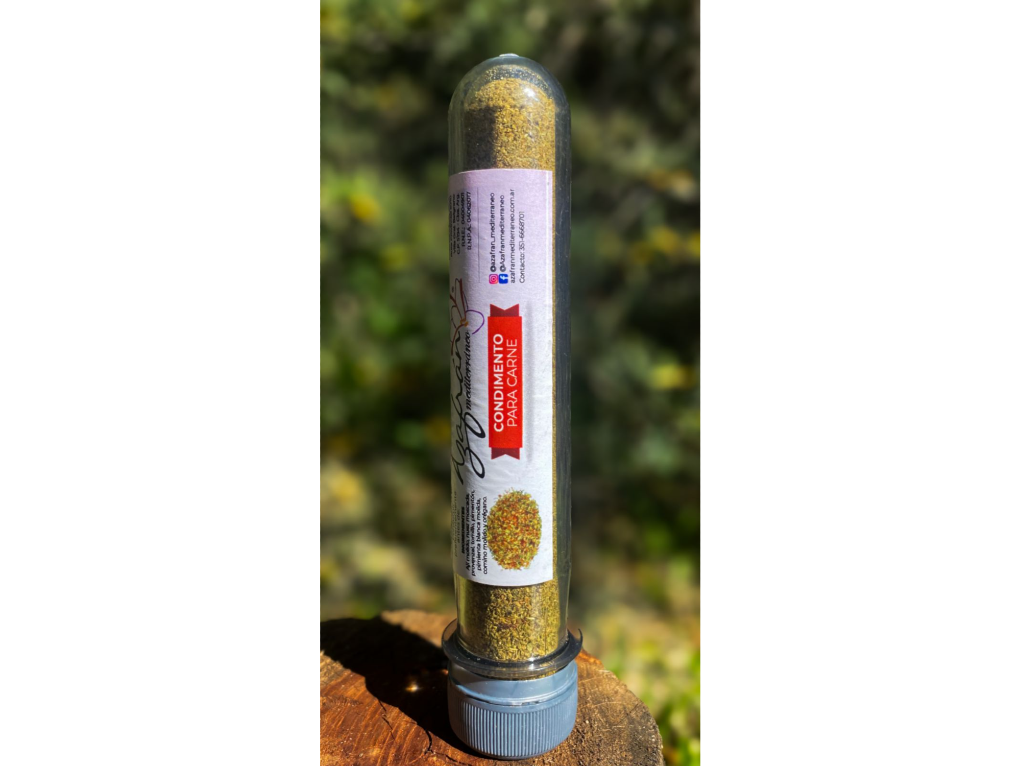 Condimento para carnes x 12 grs Azafrán Mediterráneo