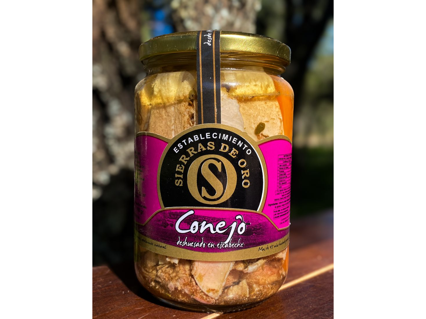 Escabeche de conejo x 700 grs Sierras de Oro