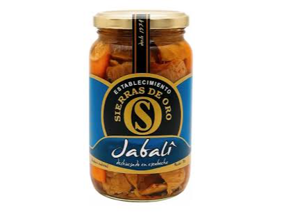 Escabeche de jabalí x 360 grs Sierras de Oro