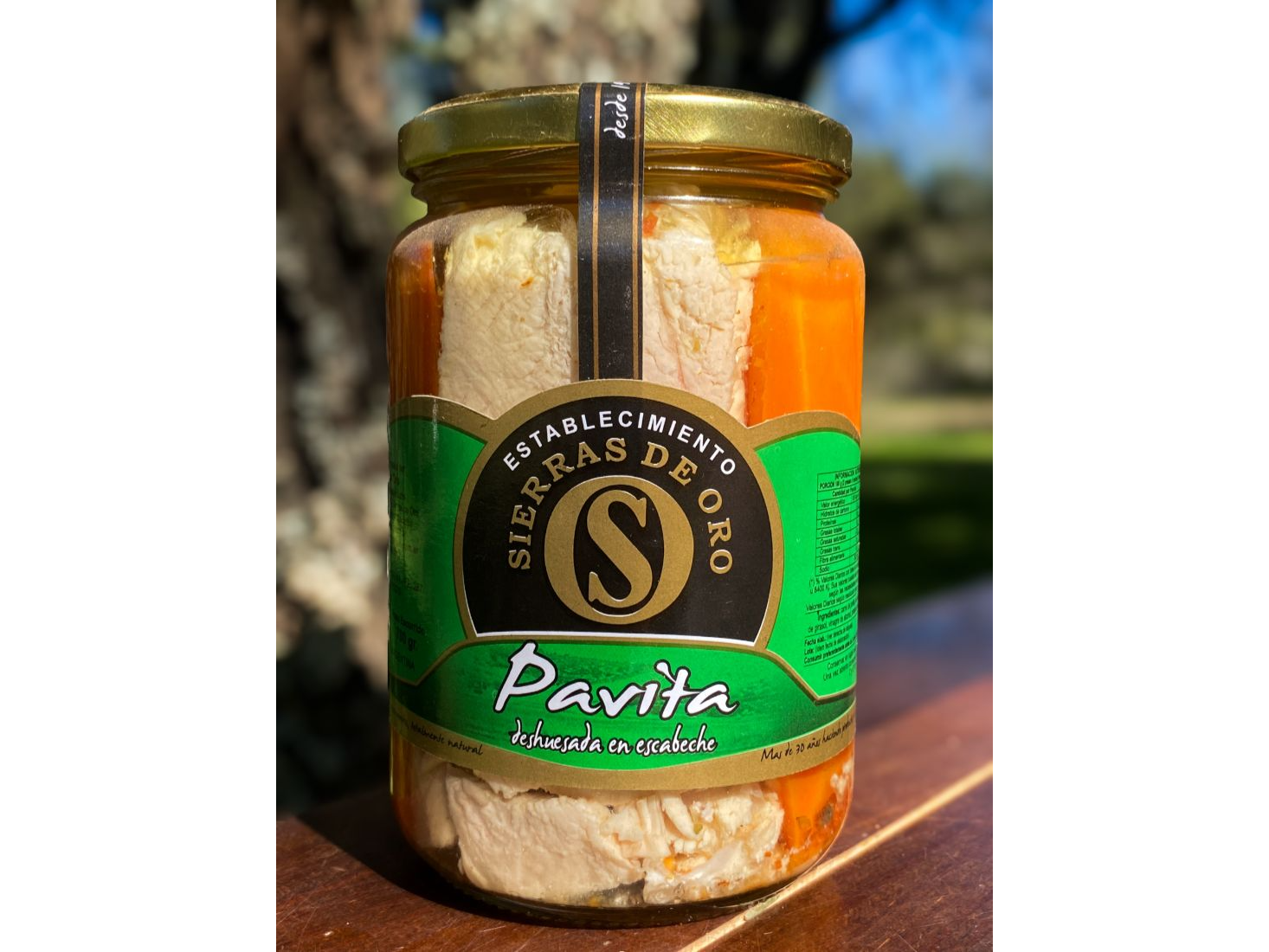 Escabeche de pavita x 700 grs Sierras de Oro
